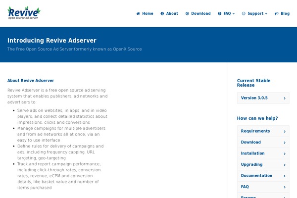 Mana website example screenshot