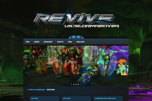 Orizon theme site design template sample