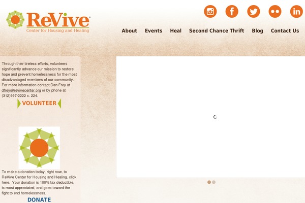 Revive theme site design template sample