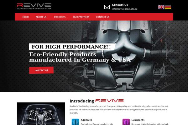 Revive theme site design template sample