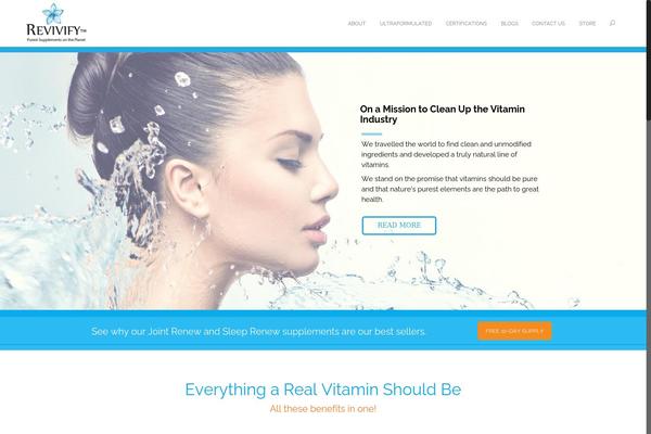 Aktina theme site design template sample