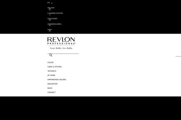 revlonprofessional.com site used Revlonprofessional
