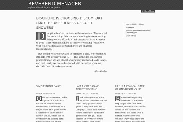 The Erudite theme site design template sample