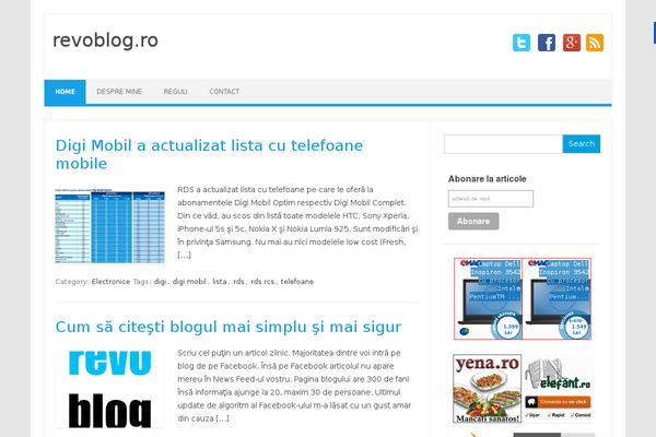 revoblog.ro site used Iconic One China