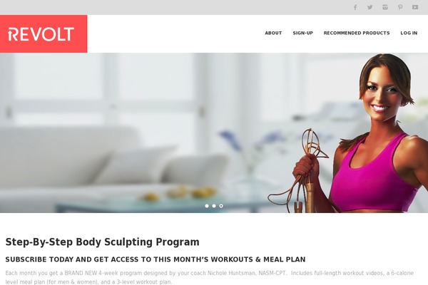 Site using Slide-voodoo plugin