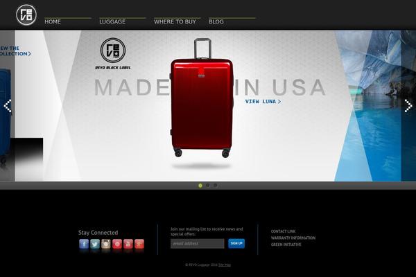 Revo theme site design template sample