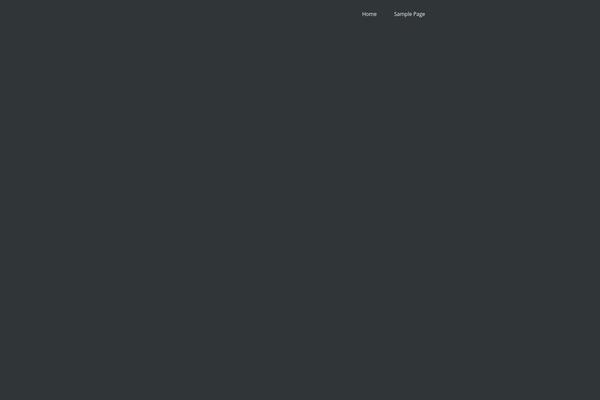 Casper theme site design template sample