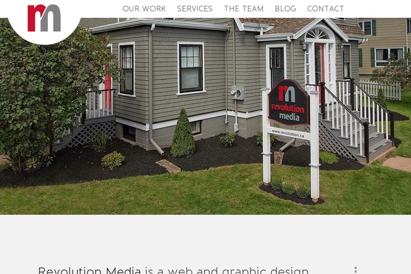 Roots theme site design template sample