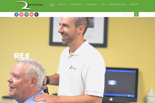 revolutionchiropracticnj.com site used Organic-life