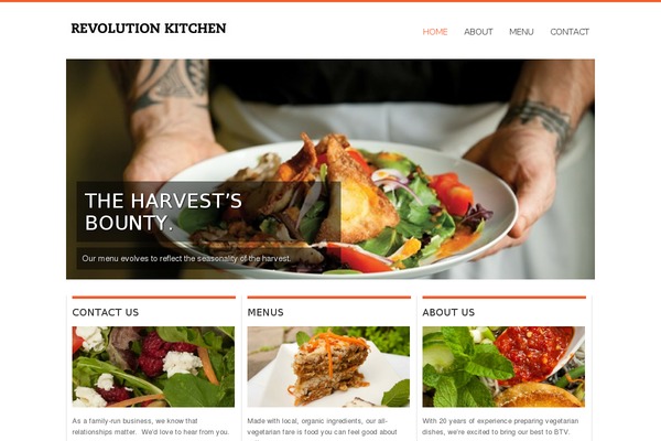 BBQ theme site design template sample
