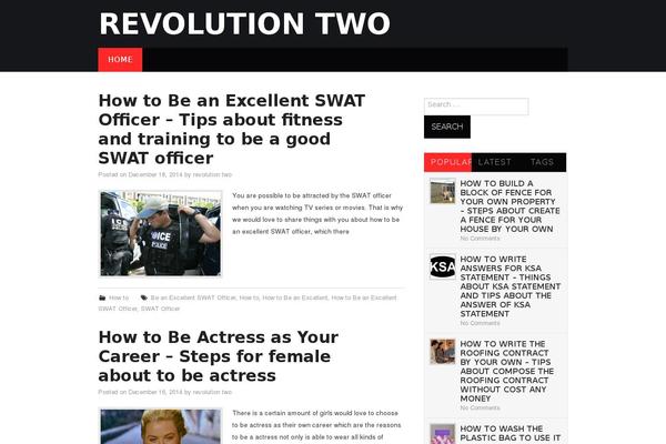 Hiero theme site design template sample