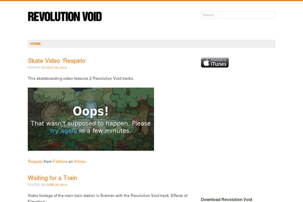 Debut theme site design template sample