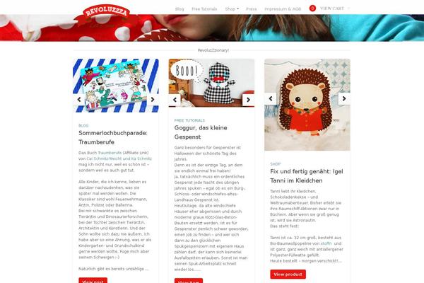 Atomic Blocks theme site design template sample