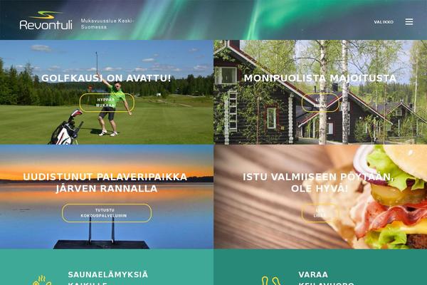 Rev theme site design template sample