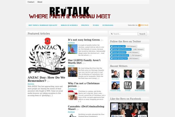 revtalk.co.nz site used Cadabrapress