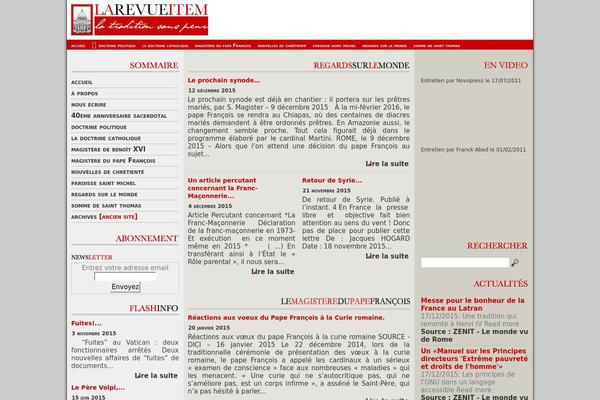 revue-item.com site used Item