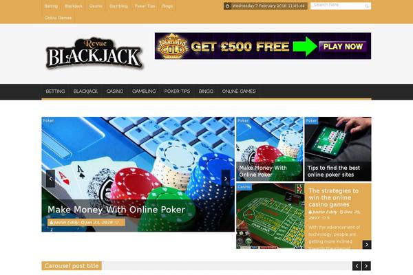 SaladMag theme site design template sample