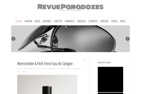 BuzzBlog theme site design template sample