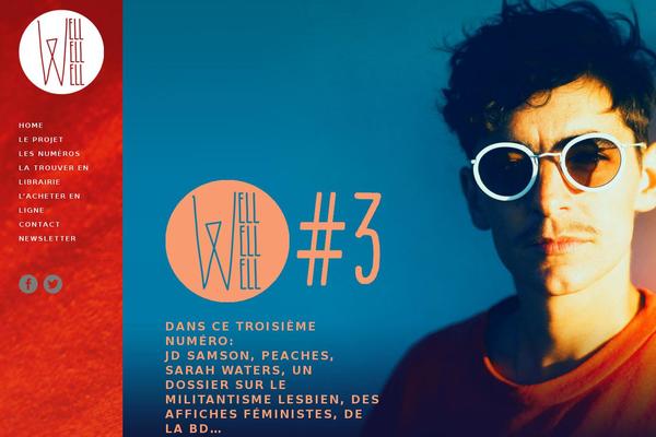 Hazel theme site design template sample