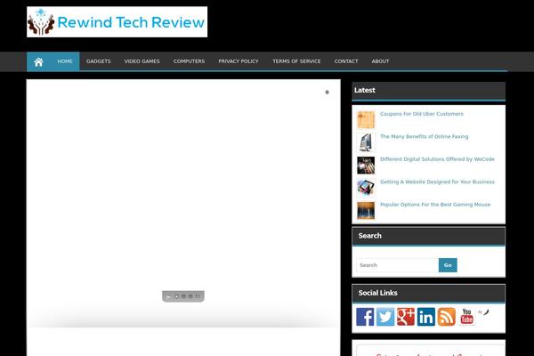 Magazine Style theme site design template sample