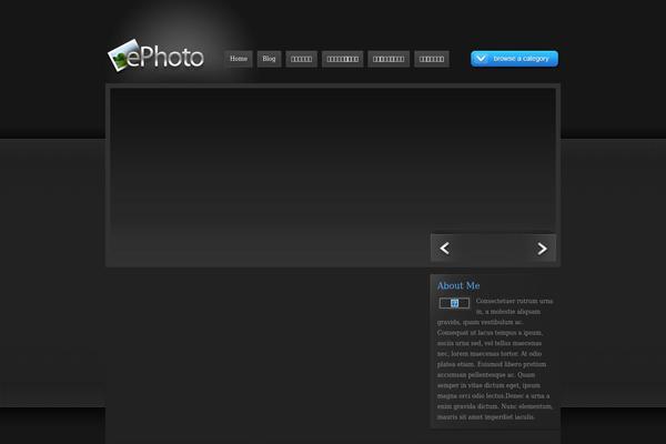 Ephoto theme site design template sample