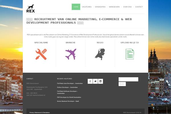 Bigbang theme site design template sample