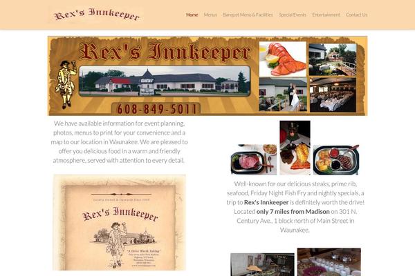 Mist theme site design template sample