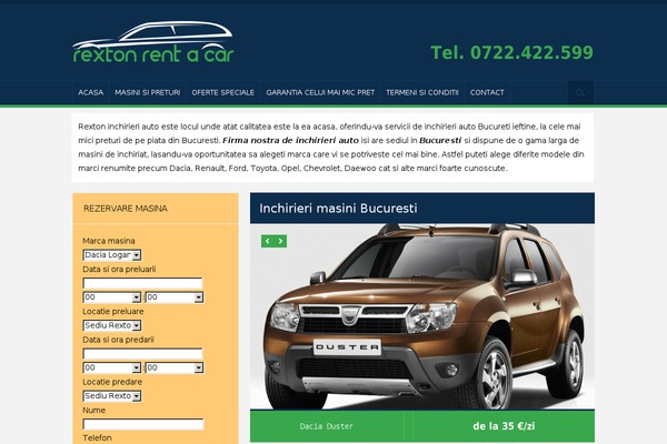 Listings theme site design template sample