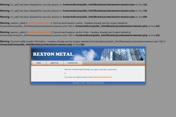 Callisto theme site design template sample