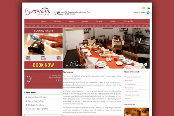 reyantareshotel.com site used Antares