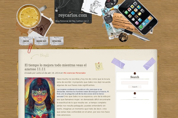 Desk Mess theme site design template sample