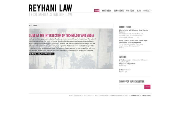 Mono theme site design template sample