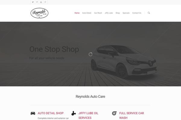 Salient theme site design template sample