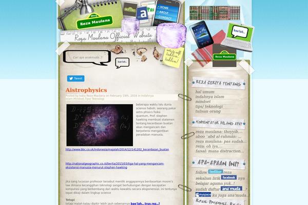rezamaulana.com site used Deskspace