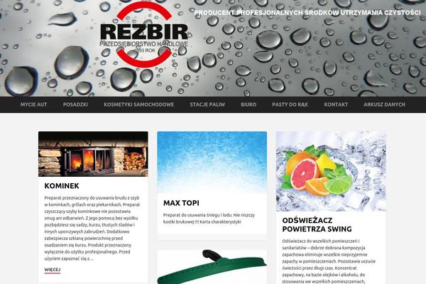 Griffin theme site design template sample