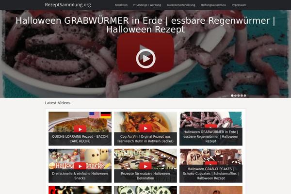 Focus theme site design template sample