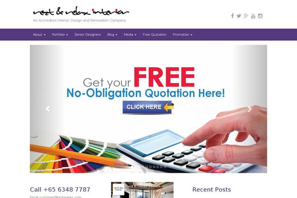 Salient Child theme site design template sample