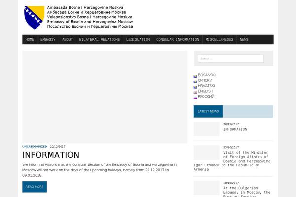 MH Newsdesk lite theme site design template sample