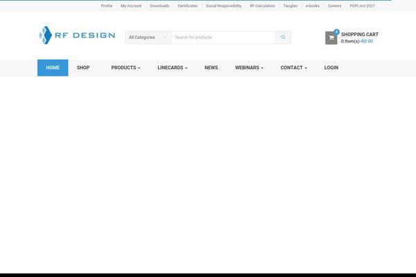 Site using MailChimp Top Bar plugin