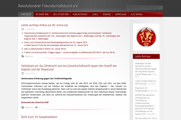 Red Modern theme site design template sample
