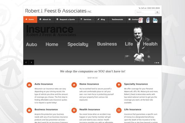 Wpex Pytheas theme site design template sample