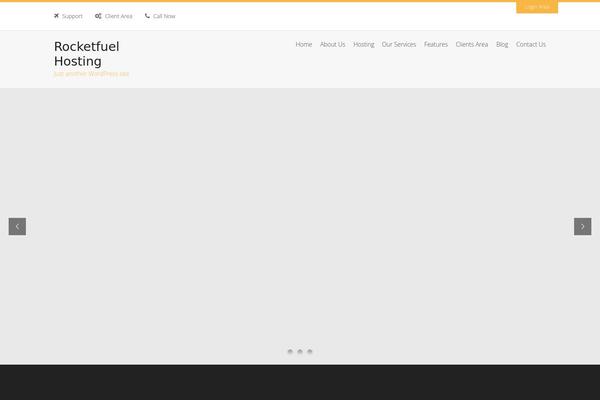 Megahost theme site design template sample