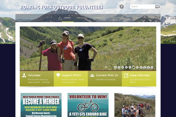 Cold theme site design template sample