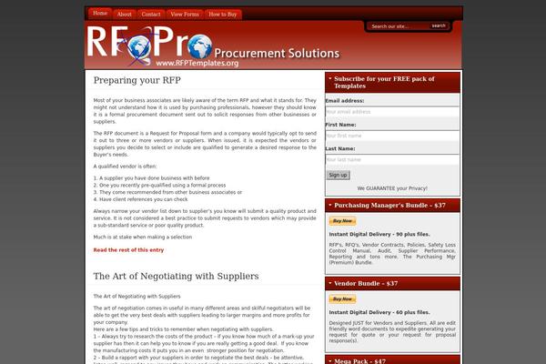 rfptemplates.org site used Flexibility3