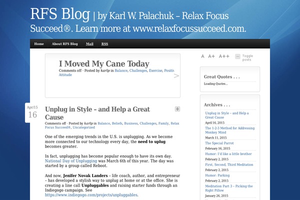 Site using Flexi Quote Rotator plugin