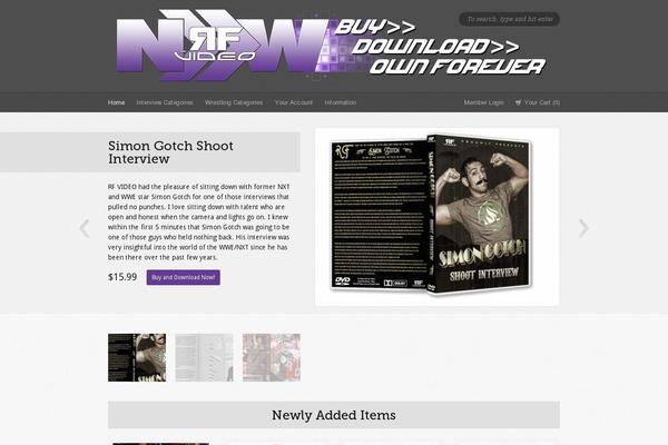 Restored theme site design template sample