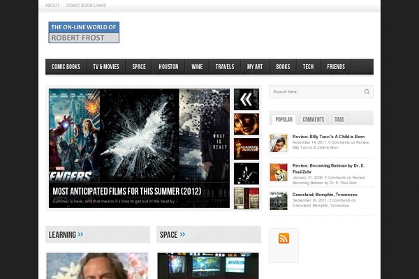 avenue theme site design template sample