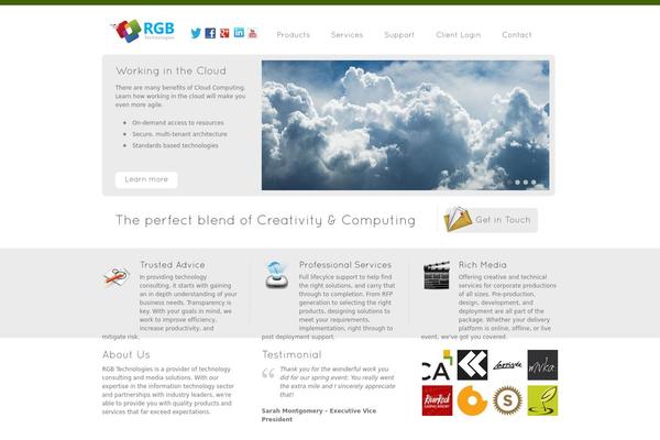 Vulcan theme site design template sample