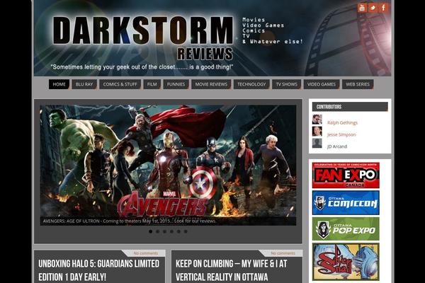 Parabola theme site design template sample