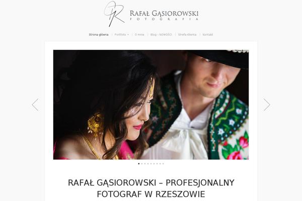 Organic_photographer theme site design template sample